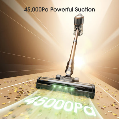 P2 Kabellos Staubsauger 45000Pa Akku Staubsauger Bis 45Min. Bodenstaubsaug